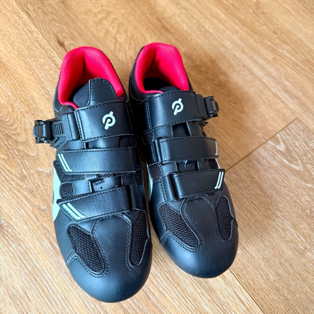 Peloton Original Black Cycling Shoes with Cleats
